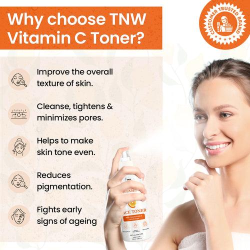 Vitamin C Toner with Niacinamide & Witch Hazel.