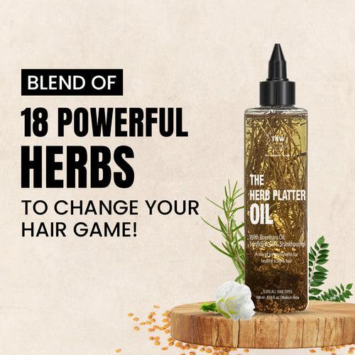 The Herb Platter Oil for healthier hair .