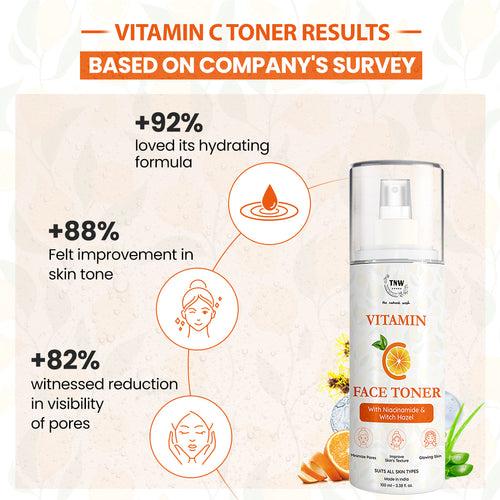 Vitamin C Toner with Niacinamide & Witch Hazel.