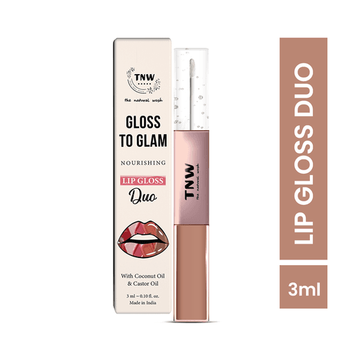 Gloss To Glam Nourishing Lip Gloss with Coconut oil for shiny Lips.