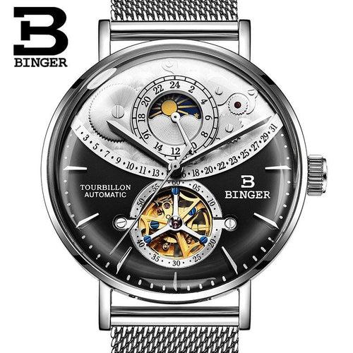 Binger Swiss Exquisite Mechanical Watch Men B 10002