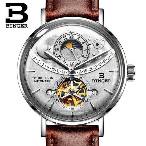 Binger Swiss Exquisite Mechanical Watch Men B 10002