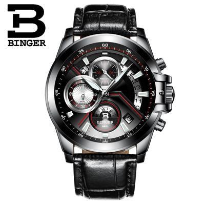 Binger Swiss Quartz Designer Men's Watch B 9016