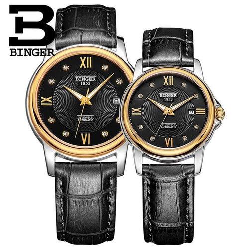 Binger Swiss Mechanical Couple Watch BS143CS