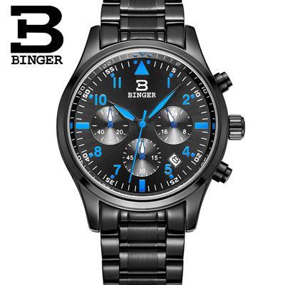 Binger Swiss Quartz Watch Men B 9202