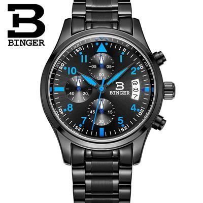 Binger Swiss Quartz Watch Men B 9202