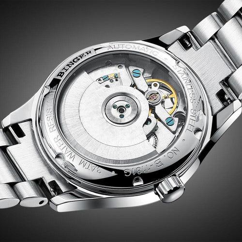 Binger Swiss Super Luxury Tourbillon Mechanical Watch Men B 1171