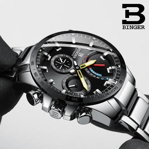 Binger Swiss Speedo Mechanical Men Watch B 10003B