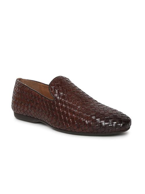 JOE SHU Men's Casual Loafer Shoe in Weave