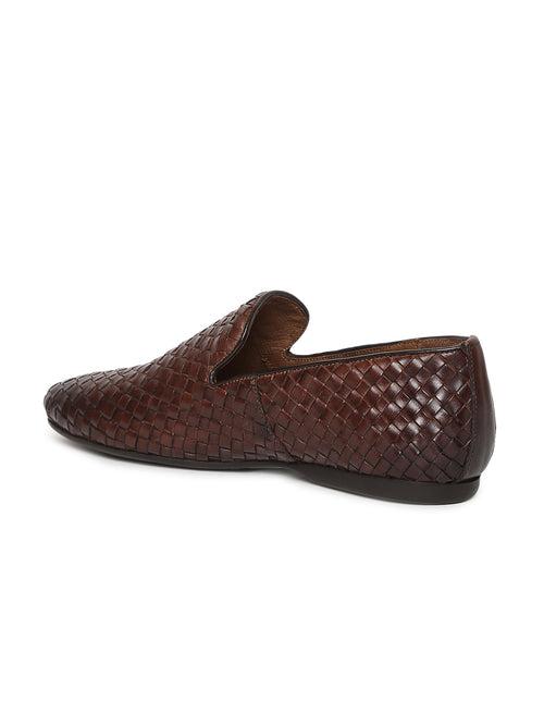 JOE SHU Men's Casual Loafer Shoe in Weave