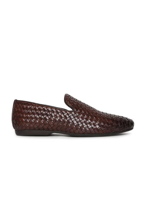 JOE SHU Men's Casual Loafer Shoe in Weave