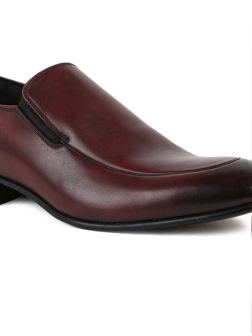 JOE SHU Men's Formal Leather Slip-on Shoe