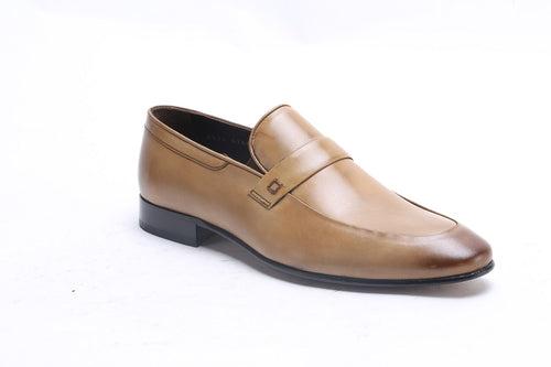 JOE SHU Men's Formal Leather Slip-on Shoe