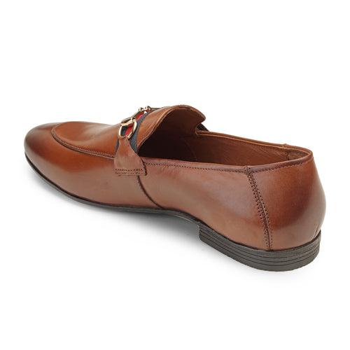 JOE SHU Men's Leather Loafer with buckle