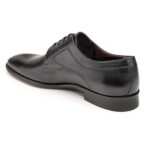 JOE SHU Men's Derby Leather Lace-up Shoe