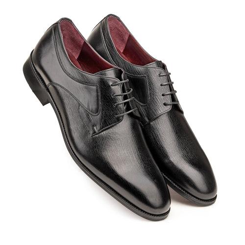 JOE SHU Men's Derby Leather Lace-up Shoe