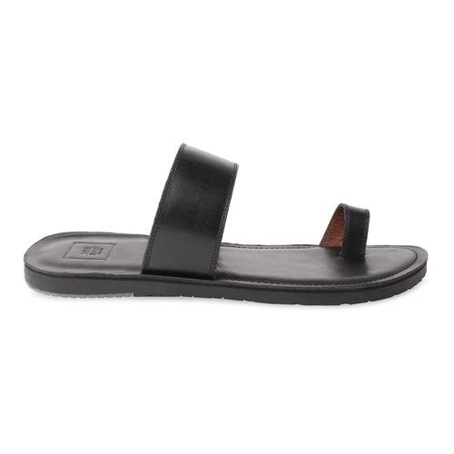 JOE SHU Men's Genuine Leather Casual Slipper