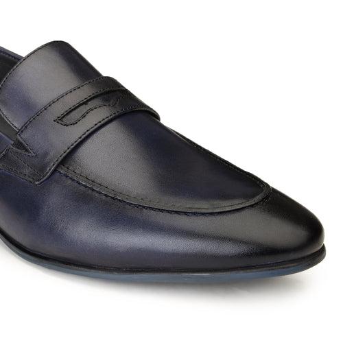 JOE SHU Men's Leather Penny Loafer