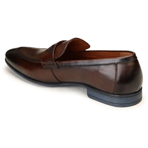 JOE SHU Men's Leather Penny Loafer