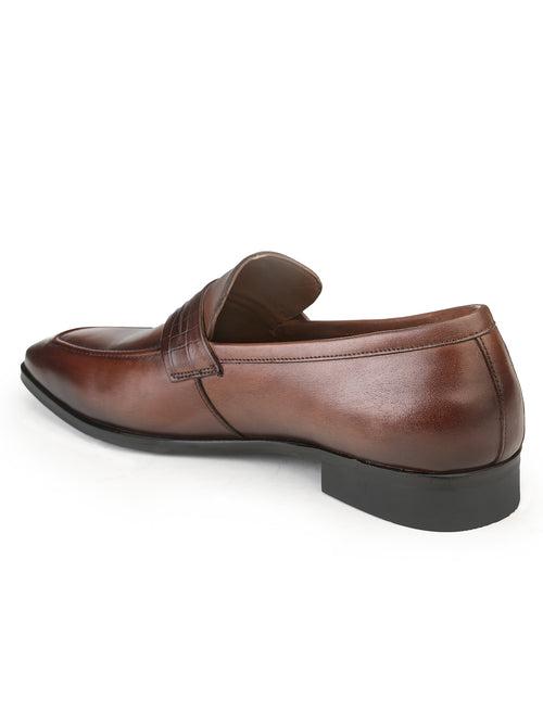 JOE SHU Men's Genuine Leather Semi-Formal Slip-on Shoe