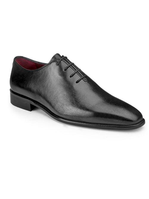 JOE SHU Men's Genuine Leather Oxford Lace-up Shoe