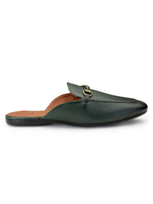 JOE SHU Men's Leather Mule slipper