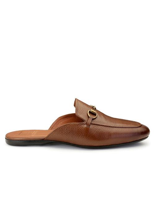 JOE SHU Men's Leather Mule slipper