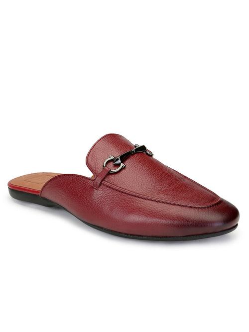 JOE SHU Men's Leather Mule slipper