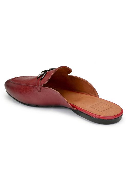 JOE SHU Men's Leather Mule slipper