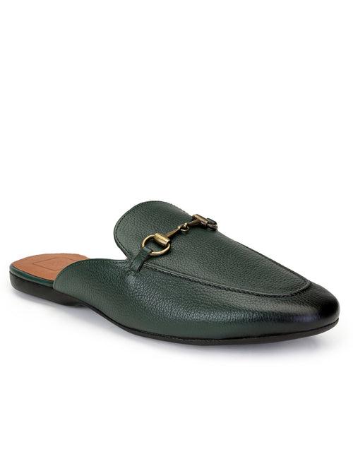 JOE SHU Men's Leather Mule slipper