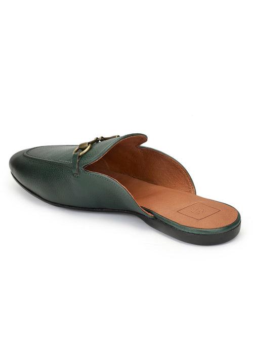 JOE SHU Men's Leather Mule slipper