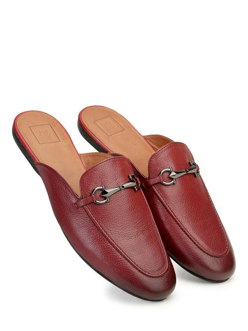 JOE SHU Men's Leather Mule slipper