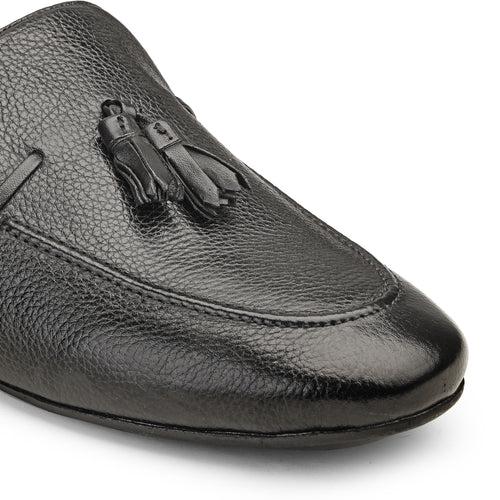 JOE SHU Men's Leather Loafer with Tassel