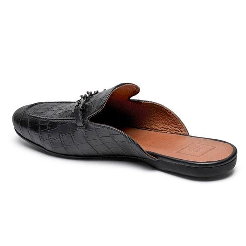 JOE SHU Men's Leather Mule slipper