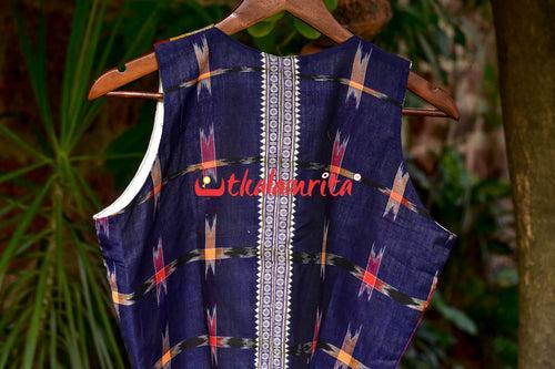 Upcycled Ikat (Ladies' Jacket Top )