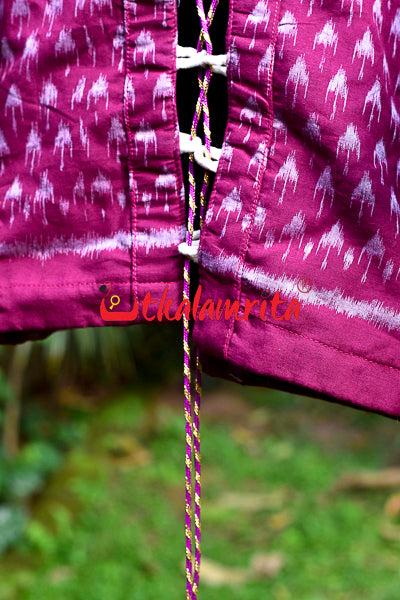 Chhatu White Over Magenta (Ladies' Jacket)