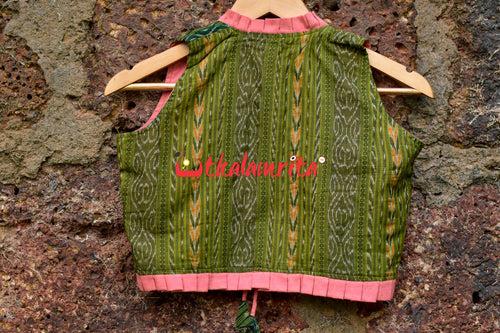 Green Fields Frilly (Ladies Shrug )