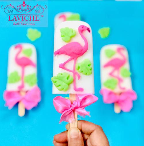 Flamingo popsicle