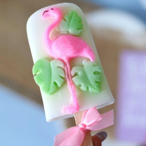 Flamingo popsicle