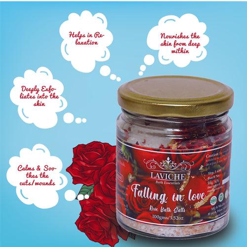 "Falling in Love" Rose Bath Salts