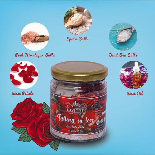 "Falling in Love" Rose Bath Salts