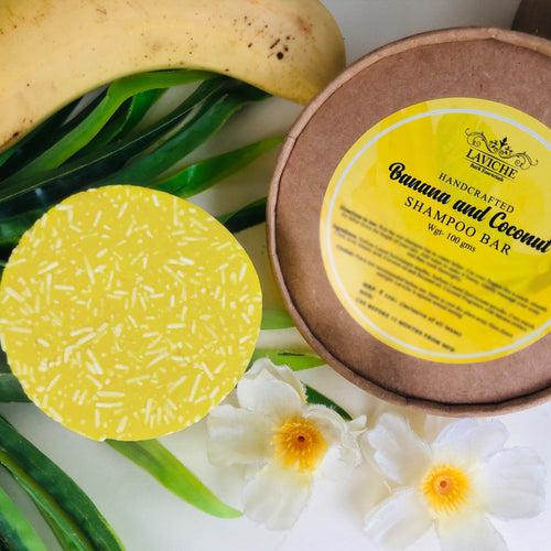 Banana and Coconut Shampoo Bar