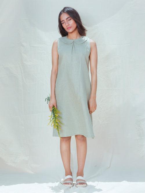 Pastel Green Sleeveless Dress