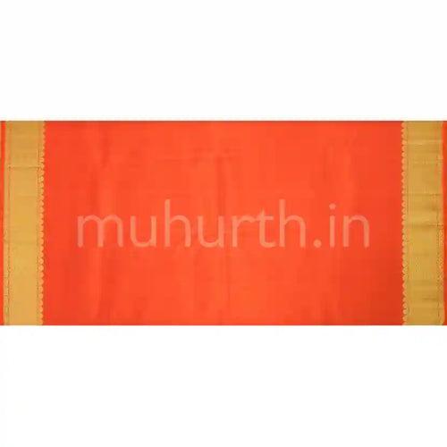 Kanjivaram Biscuit Brown Silk Saree