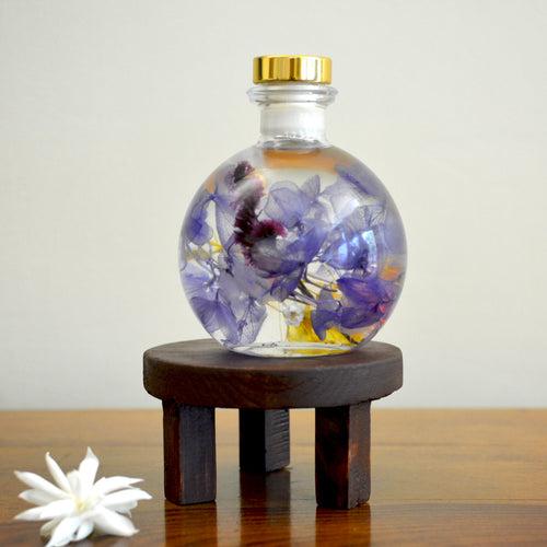 Plum Streak Preserved Flower Tabletop