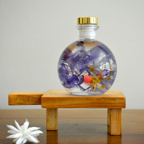 Plum Streak Preserved Flower Tabletop