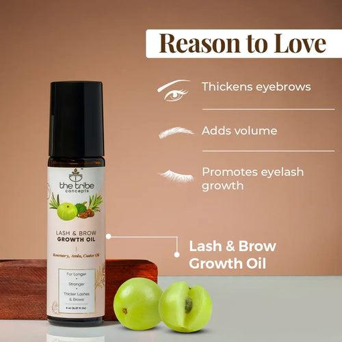 Lash & Brow Growth Oil - Rosemary & Castor to Increase Thickness & Volume