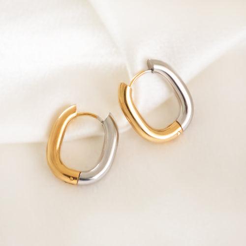 Dual Cloud Hoop Earrings