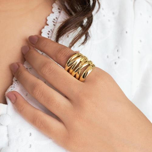 Chunky Multi Rope Ring