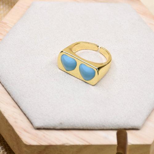 Lovey-Dovey Duo Pastel Ring